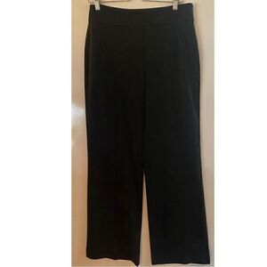INC international concepts black wide leg work trousers size 8